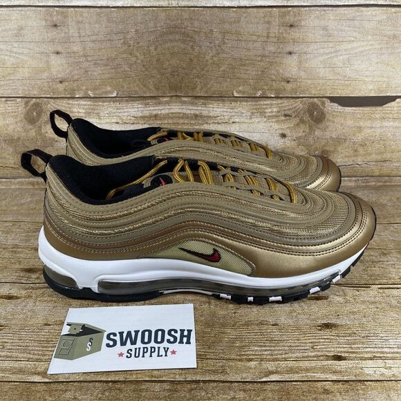 Nike Air Max 97 OG QS Metallic Gold 2017 Size 11 884421-700 - Picture 1 of 8